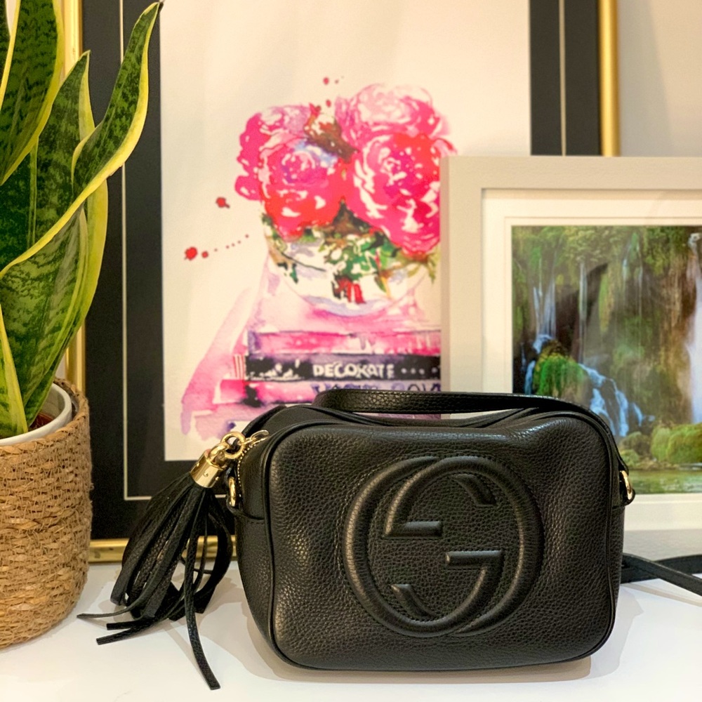 Small Soho leather disco bag